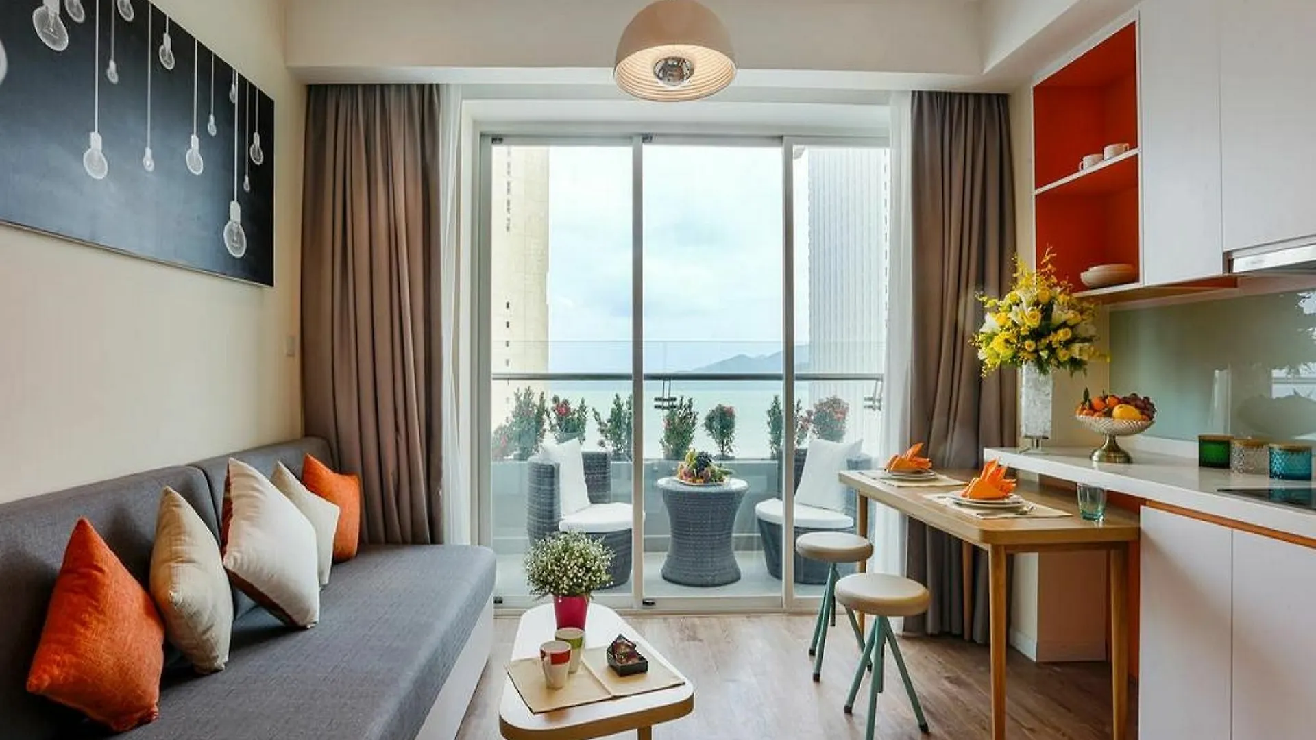 Atlantica Balcony Ocean View Serviced Apartment نها ترانج